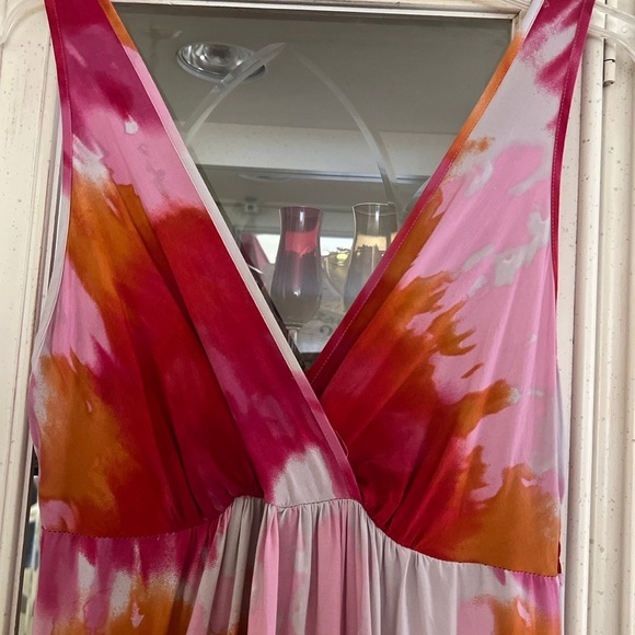 INC beach v-neck Maxi summer dress - Picture 13 of 15